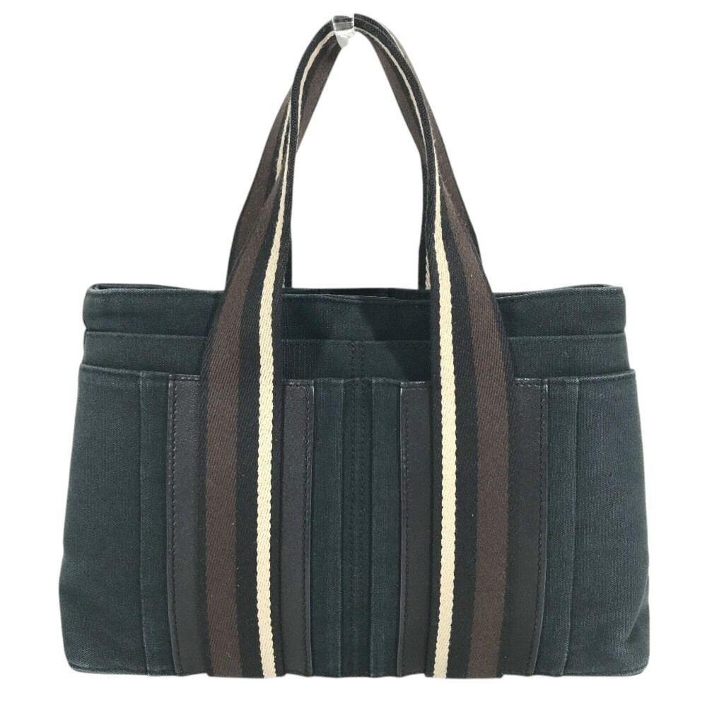 HERMES Troca Horizontal PM Tote Bag, Shoulder Canvas, Men's/Women's, Navy